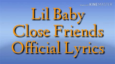 baby fendi close friends lyrics|Lil Baby .